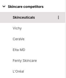 competitors skincare
