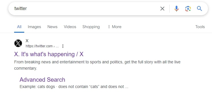Desktop Direct Twitter Advanced Search