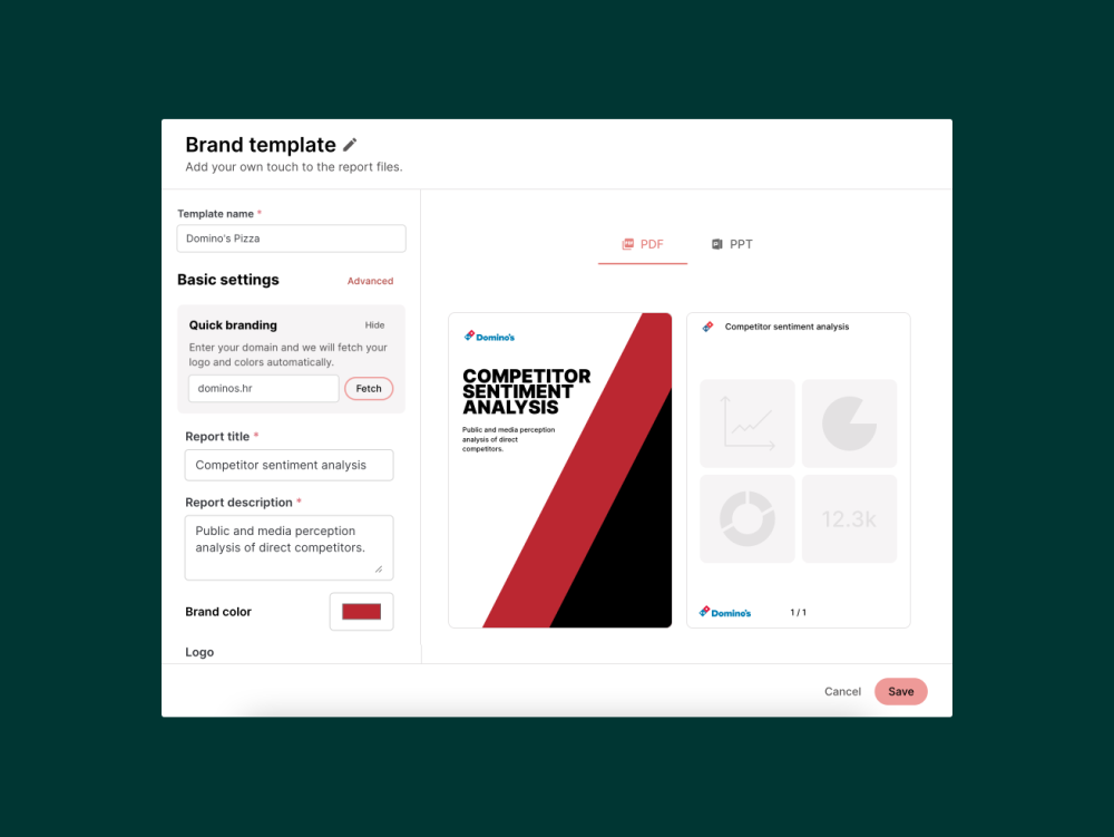 Reporting_brand template